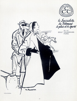 CCC - Comptoir Commercial Caoutchouc 1954 Rainwear, M. Rousseau