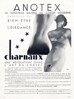 Charmis 1950 Girdle, Ghislaine de Boysson, Mannequin de la
