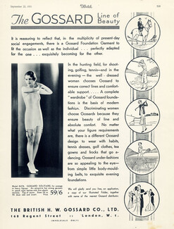 Gossard (Lingerie) 1931 Girdle, Corselette