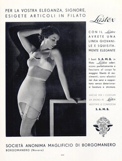 Filés Lastex (Lingerie) 1936 Girdle, Bra