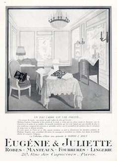 Eugénie & Juliette (Department Store) 1927 Lingerie, Lace, Embroidery