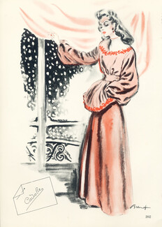 Cadolle 1945 Nightgown, Brénot