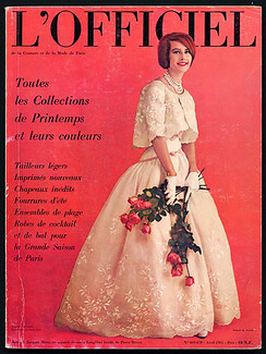 L'Officiel de la Couture et de la Mode de Paris 1961 April, Jacques Heim, Balenciaga, Bernard Blossac, 216 pages
