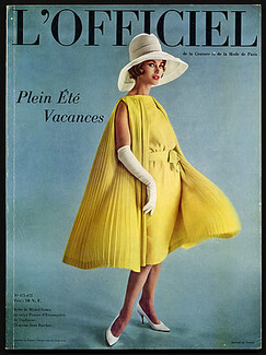 L'Officiel de la Couture et de la Mode de Paris 1961 June, Michel Goma, Lanvin Castillo, Christian Dior, Balenciaga, 180 pages
