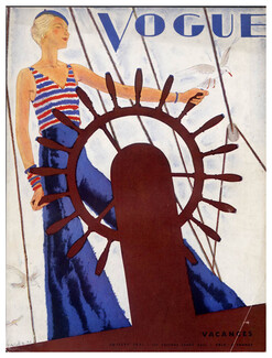 Pierre Pagès 1931 Vogue Cover Only, Sailor