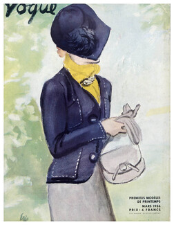 Eric (Carl Erickson) 1936 Vogue, Cover Only