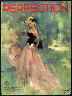 Grisot 1950 Cover Only, Fashion Illustration