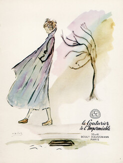 CCC (Comptoir Commercial Caoutchouc) 1951 Huguette de Vos, Raincoat