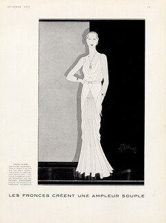 Lucien Lelong 1930 Douglas Pollard Evening Gown