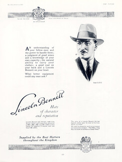 Lincoln Bennett (Men's Hat) 1923
