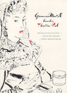 Germaine Monteil (Cosmetics) 1941 René Bouët-Willaumez, Lipstick