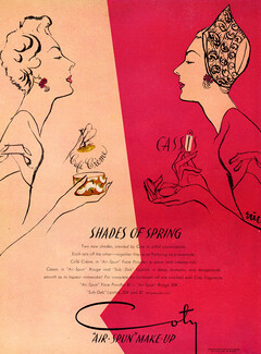 Coty (Cosmetics) 1944 Making-up, Lipstick, Eric