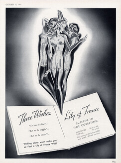 Lily of France (Lingerie) 1941 Girdle, Brassière