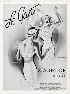 Le Gant (Lingerie) 1940 Sta-up-top, Girdle, Corselette