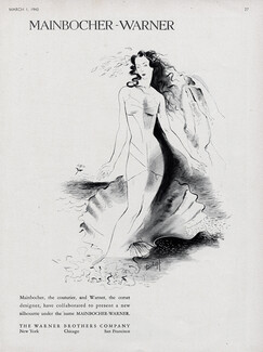 Warner's (Lingerie) 1940 Mainbocher Corset Designer "Venus"
