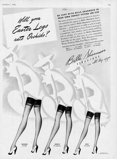 Belle-Sharmeer (Hosiery, Stockings) 1940 Shriver