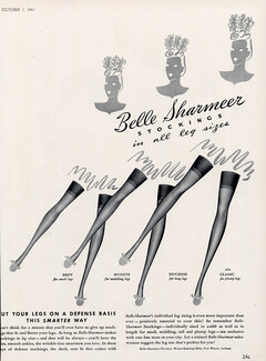 Belle-Sharmeer (Hosiery, Stockings) 1941