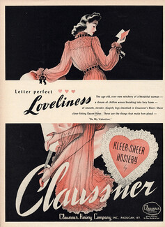 Claussner (Hosiery, Stockings) 1944 Nightdress