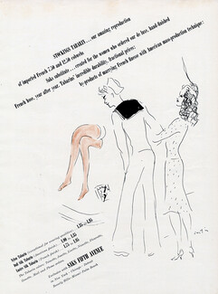 Tabarin (Hosiery, Stockings) 1941 Marcel Vertès