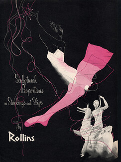 Rollins (Hosiery, Stockings) 1945 Thomson