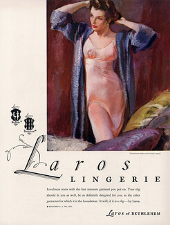 Laros (Lingerie) 1942 John Lagatta, Nightgown