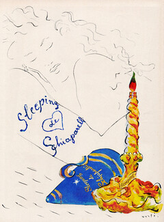 Schiaparelli (Perfumes) 1943 Sleeping, Marcel Vertès