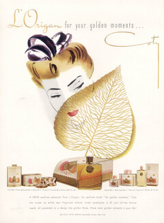 Coty (Perfumes) 1941 L'Origan for your golden moments