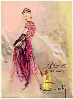 Coty (Perfumes) 1945 L'Aimant, Eric (Carl Erickson)