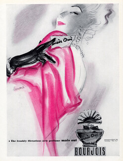 Bourjois (Perfumes) 1940 Leonard, Mais Oui