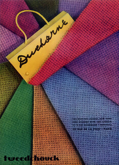Ducharne (Fabric) 1944 Tweedchouck, American Ad
