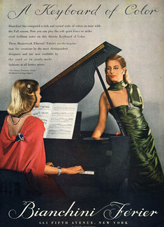 Bianchini Férier (Fabric) 1944, Piano (music Instrument)