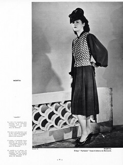 Worth (Couture) 1940 Rémond (Fabric)