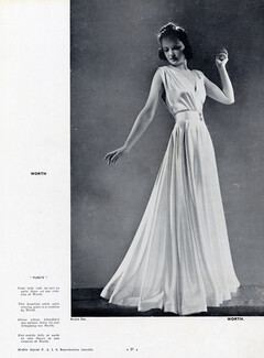 Worth (Couture) 1933 Studio Dax