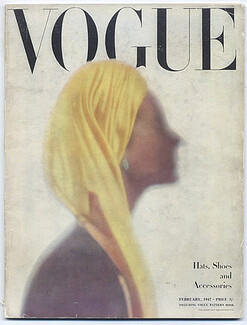 Vogue British UK February 1947 Rutledge, Lila De Nobili, René Gruau, 116 pages