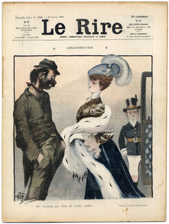 LE RIRE 1905 N°103, Albert Guillaume, Jean Villemot, Daniel De Losques, Carlègle, 16 pages