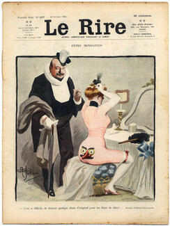 LE RIRE 1905 N°107, Albert Guillaume, Paul Iribe, Daniel De Losques, Georges Meunier, 16 pages