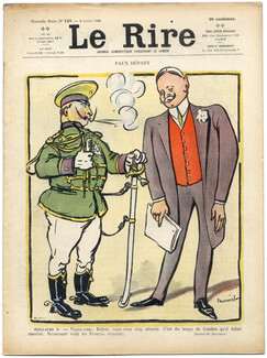 LE RIRE 1905 N°127, Jeanniot, Poulbot, Henry Mirande, Juan Cardona, 16 pages