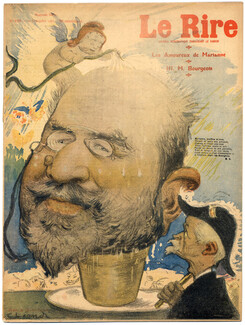 LE RIRE 1905 N°150, Charles Léandre, "Les Amoureux de Marianne: Bourgeois"