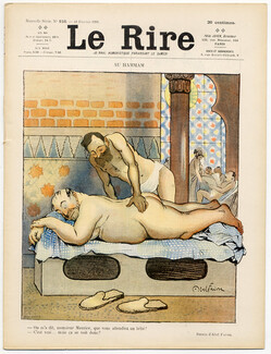LE RIRE 1906 N°158, Abel Faivre, Carlègle, Au Hammam, 16 pages