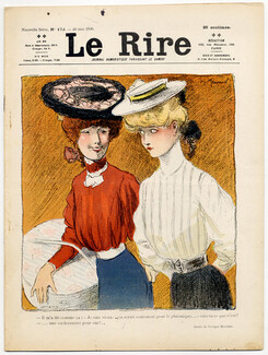 LE RIRE 1906 N°173, Midinettes, Georges Meunier, Lucien Métivet, 16 pages