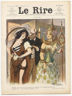 LE RIRE 1906 N°190, Albert Guillaume, Ferdinand Bac