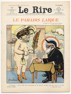 LE RIRE 1906 N°201, Abel Faivre, Carlègle, 16 pages