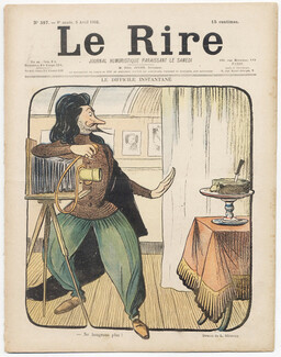 LE RIRE 1902 N°387 Lucien Métivet, Aroun-Al-Rascid (Umberto Brunelleschi), Photographer