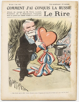 LE RIRE 1902 N°396 Caran d'Ache (Emmanuel Poiré) HOW I CONQUERED RUSSIA, 32 pages