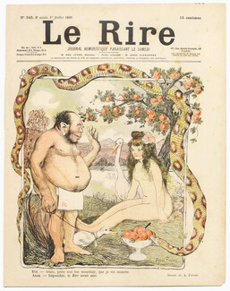 LE RIRE 1899 N°243 Abel Faivre, Lebegue, Adam & Eve