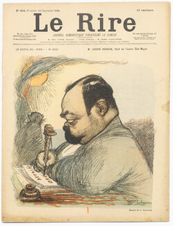 LE RIRE 1899 N°254 Charles Léandre, Joseph Reinach, Dreyfus Affair, Esterhazy, Montespan