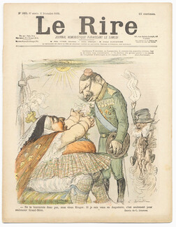 LE RIRE 1899 N°265 Charles Léandre, Queen Victoria & Kruger, Roubille, Devil
