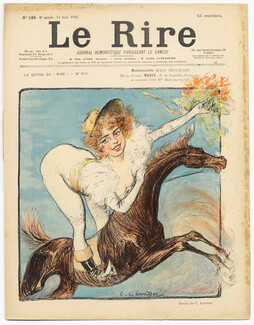 LE RIRE 1898 N°188 Charles Léandre, Sem, French actress Marsy, 12 pages