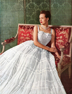 Christian Dior 1948 Evening Gown