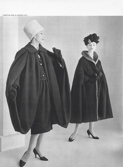 Christian Dior & Jacques Fath 1956 Fashion photography